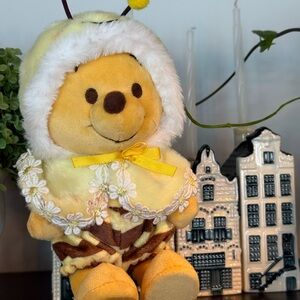 Nuimo Winnie the Pooh Plush WITH Bumble Bee Costume From Tokyo Disneyland Disney